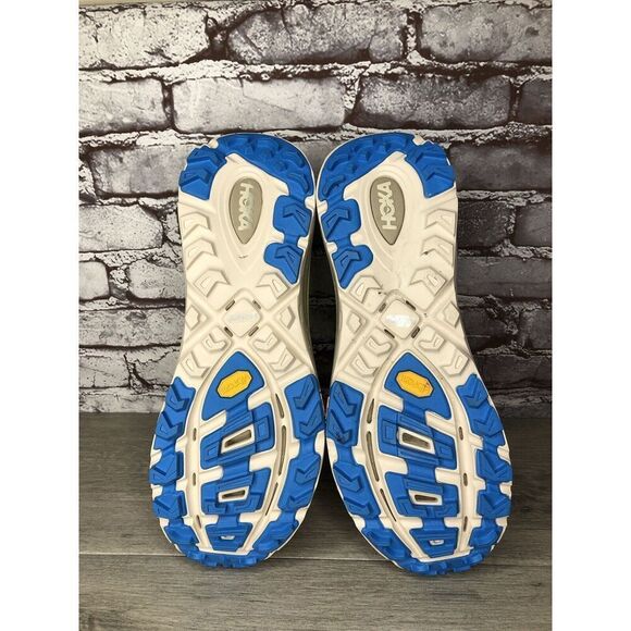 Hoka One Mafate Speed 2 Eggnog Gray Mesh Neon Yellow Running Men 14M US/49 1/3EU main image 8